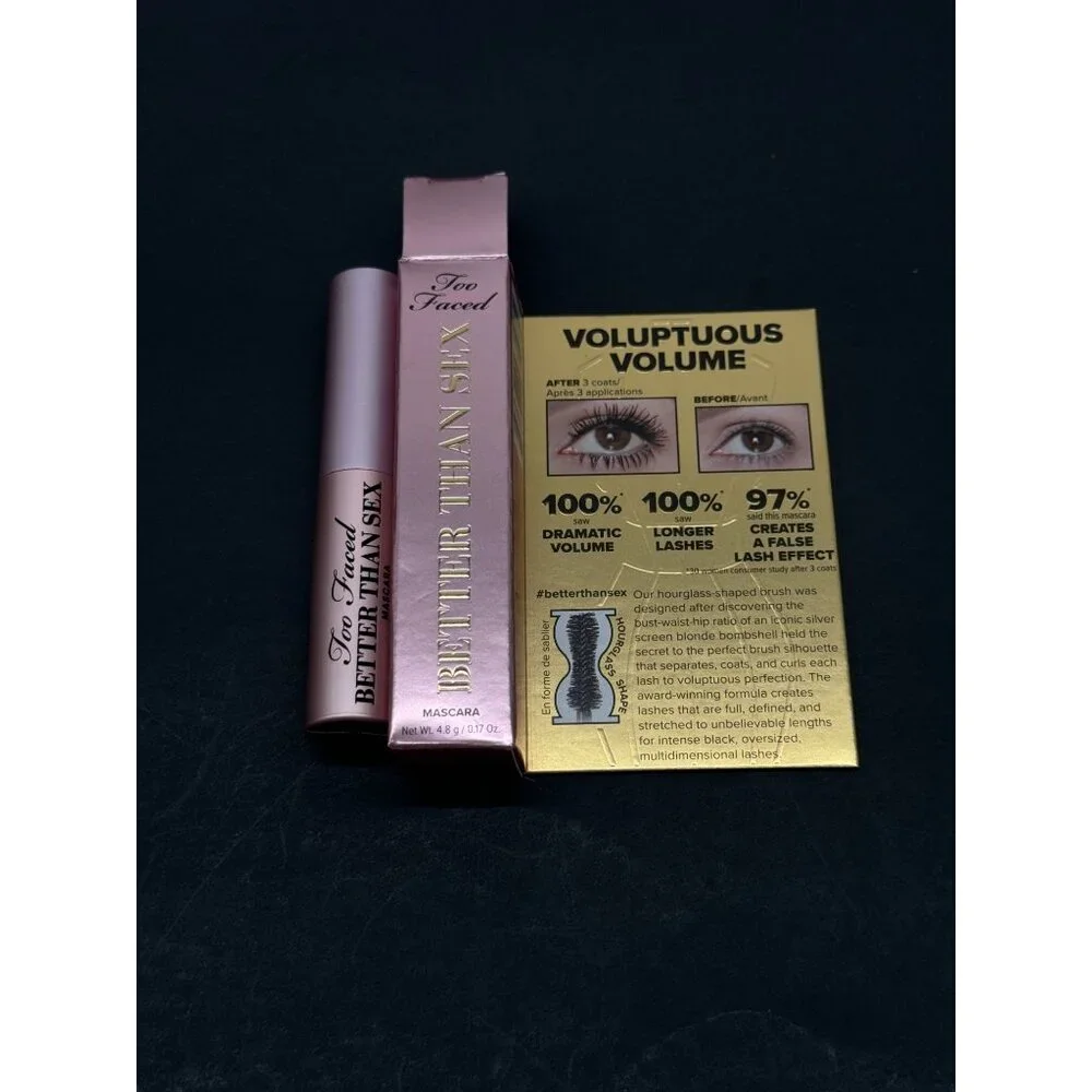 Too Faced Better Than Sex Mascara 0.17 oz. Mini Black